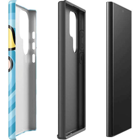 Cartoon Network Powerpuff Girls Bubbles Blue Hearts Galaxy S25 Ultra Impact Case